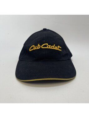 Cub Cadet Trucker Snapback Adjustable Yellow / Black Workwear Cap Motorsports